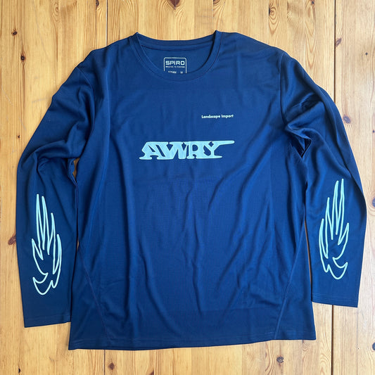 AWRY LONGSLEEVE TSHIRT - BLUE