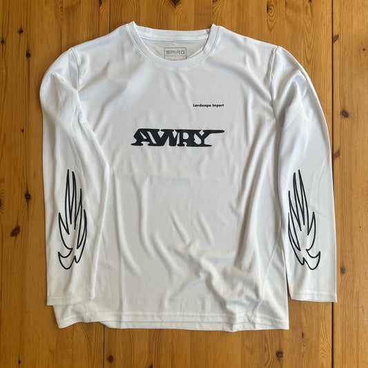 AWRY LONGSLEEVE TSHIRT - WHITE